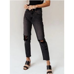 Boheme Harold Distressed Mom Jeans NWT Sz. 27
